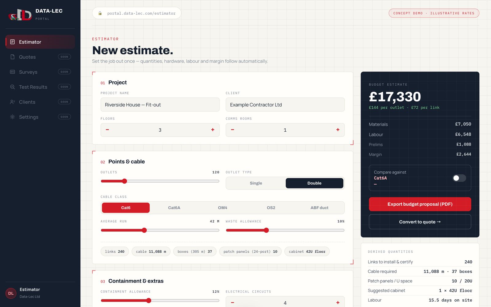 Client portal